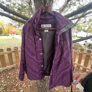Columbia Women's Ski Omnitech Purple Ski Jacket XS